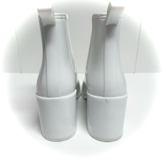 Jeffery Campbell Hurricane White Waterproof Bootie Boot Women’s Size 10 - Picture 4 of 8